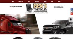 Desktop Screenshot of benstiresales.com